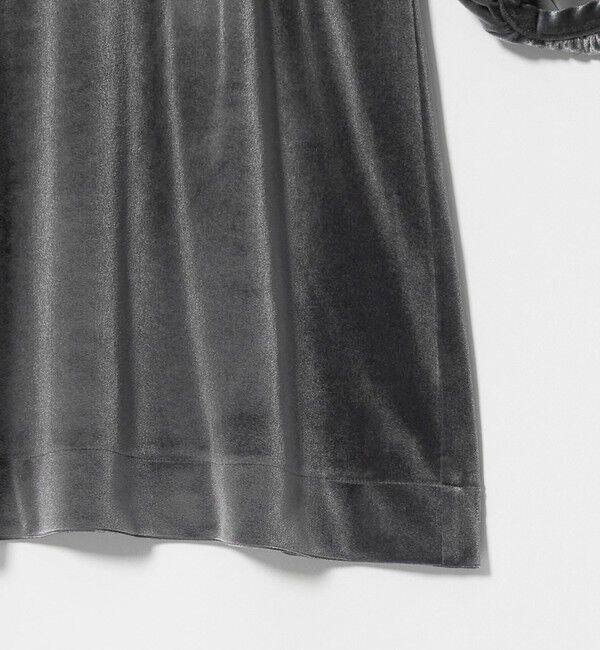 UNITED ARROWS green label relaxing「＜GLR_MINE＞ベロア ミニ ワンピース」|ワンピース|