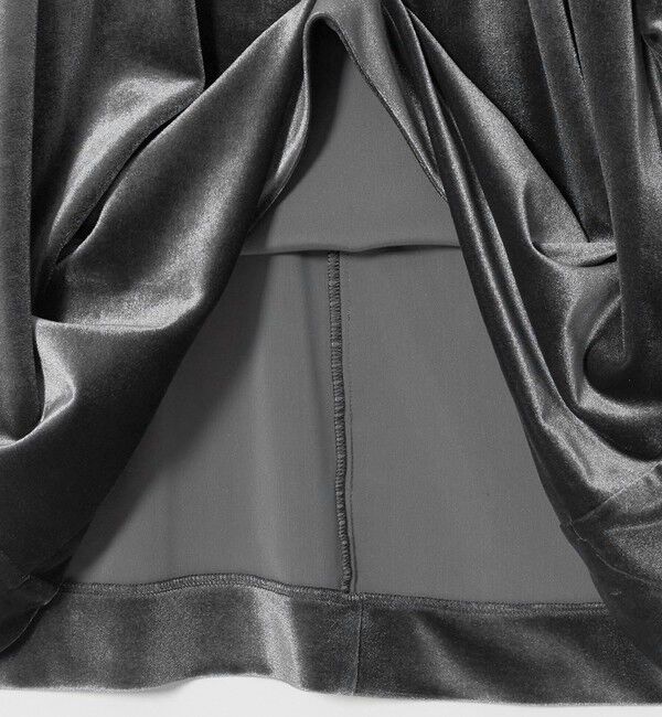 UNITED ARROWS green label relaxing「＜GLR_MINE＞ベロア ミニ ワンピース」|ワンピース|