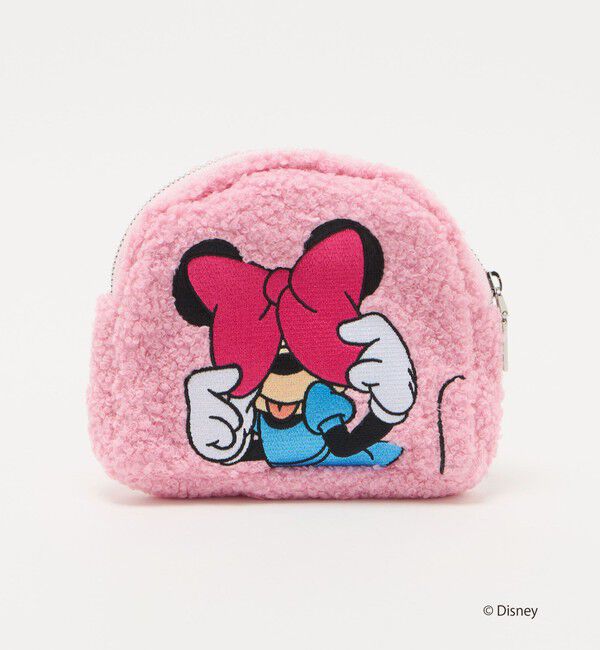 EMMEL REFINES「【別注】＜URBAMENT&times;EMMEL REFINES＞ Hiding FACE モコモコポーチ」|財布|PINK