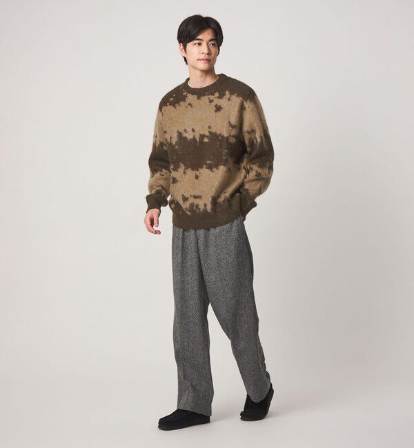 UNITED ARROWS green label relaxing「＜GRAMICCI＞スプラッター クルーネック ニット」|ニット・セーター|
