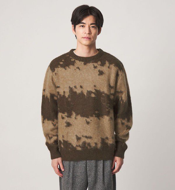 UNITED ARROWS green label relaxing「＜GRAMICCI＞スプラッター クルーネック ニット」|ニット・セーター|
