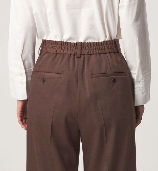 UNITED ARROWS green label relaxing「ウラキモウ サテン ストレート パンツ ウォッシャブル」|その他|