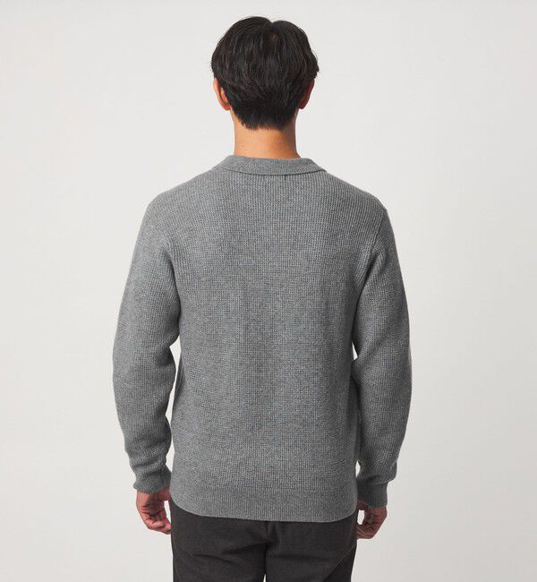 UNITED ARROWS green label relaxing「【WEB限定】JUST fit ミドルゲージ スキッパー ニット」|ニット・セーター|