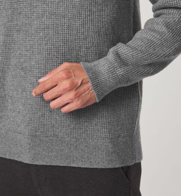 UNITED ARROWS green label relaxing「【WEB限定】JUST fit ミドルゲージ スキッパー ニット」|ニット・セーター|