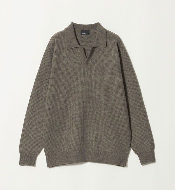 UNITED ARROWS green label relaxing「【WEB限定】JUST fit ミドルゲージ スキッパー ニット」|ニット・セーター|