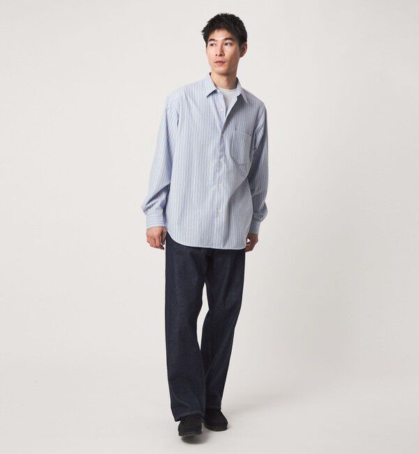 UNITED ARROWS green label relaxing「フラノ パターン ジャストルーズ 長袖 シャツ -2WAYストレッチ-」|シャツ・ブラウス|