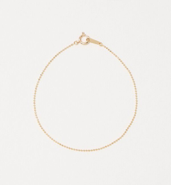 BEAUTY&YOUTH UNITED ARROWS「K10YG THIN ブレスレット」|ブレスレット・バングル|