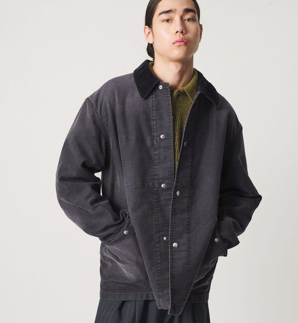 MONKEY TIME「モールスキン ハンティング ジャケット」|その他|BLACK