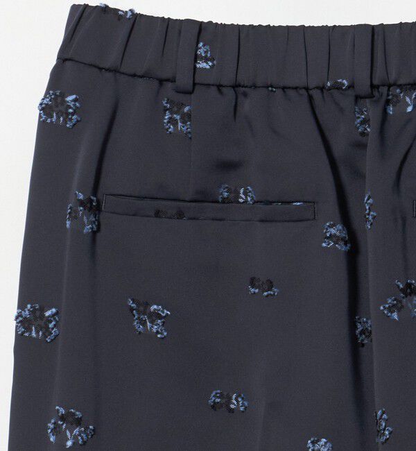 UNITED ARROWS「サテン フラワー ジャガード パンツ ‐ウォッシャブル‐」|その他|