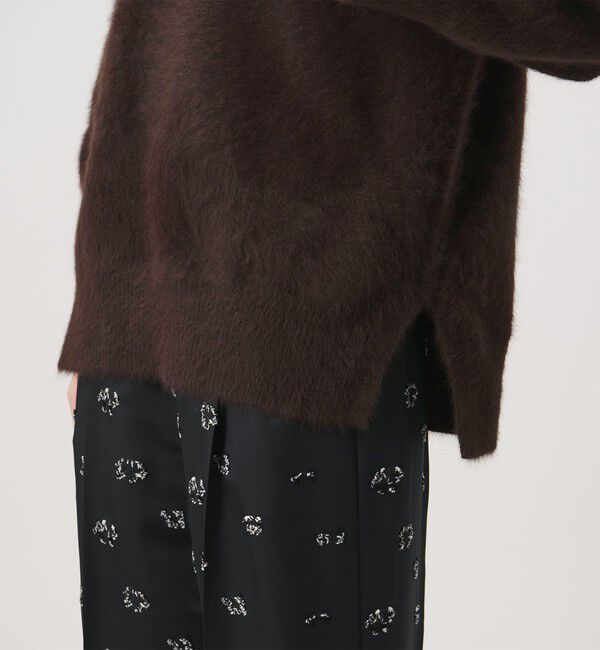 UNITED ARROWS「フォックスカシミヤ Vネック ニット」|ニット・セーター|