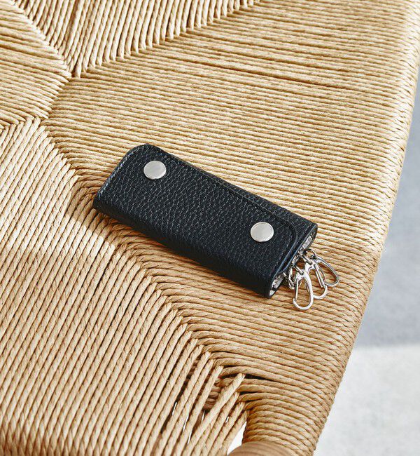 UNITED ARROWS green label relaxing「CIBO レザーライク キーケース」|キーケース|BLACK