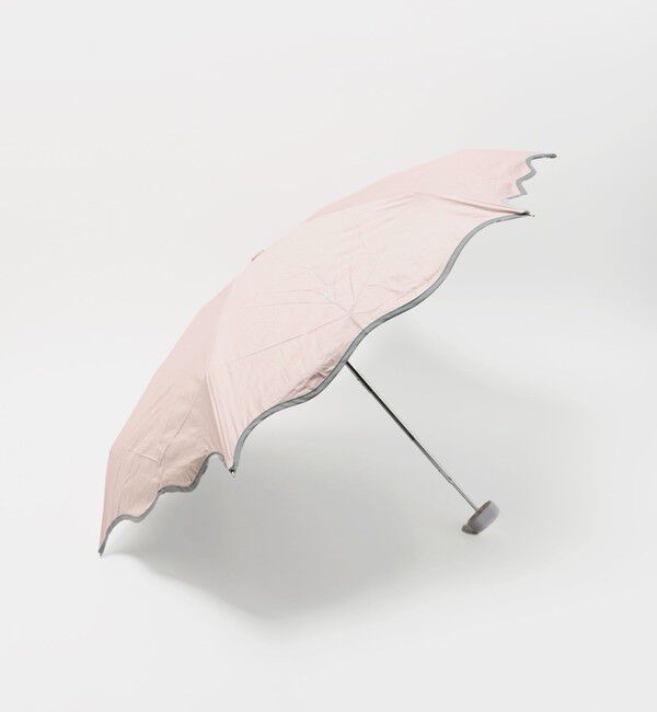 UNITED ARROWS green label relaxing「＜Wpc.＞ウェーブパイピングパラソル ミニ 傘  / キッズ  晴雨兼用 UVカット」|傘|PINK