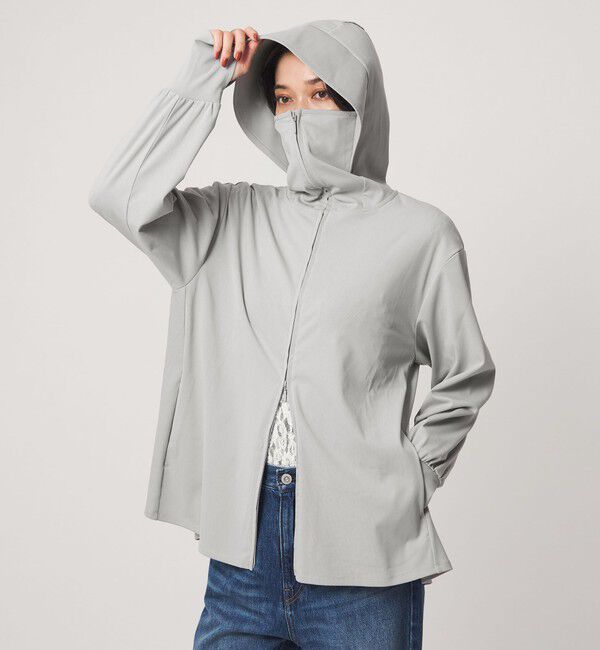 UNITED ARROWS green label relaxing「【WEB限定】パーカー  UVカット 接触冷感 遮熱」|パーカー|