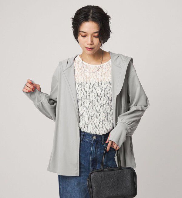 UNITED ARROWS green label relaxing「【WEB限定】パーカー  UVカット 接触冷感 遮熱」|パーカー|