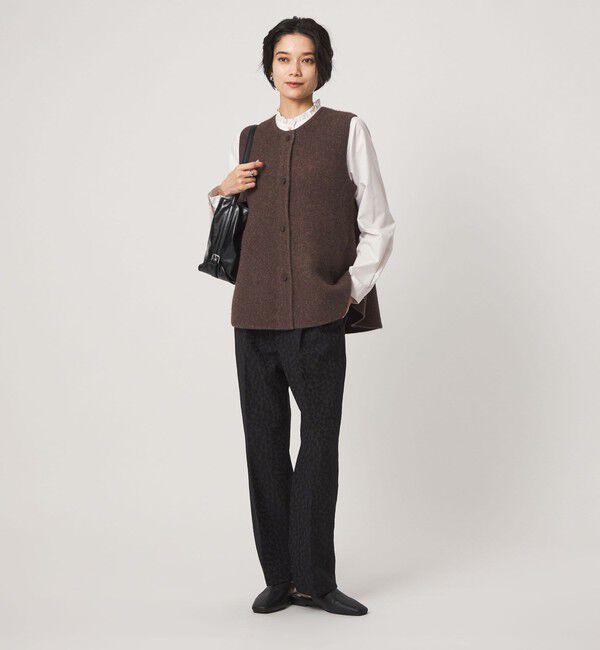 UNITED ARROWS green label relaxing「FOXブレンド セッケツ ニット ジレ」|ベスト・ジレ|