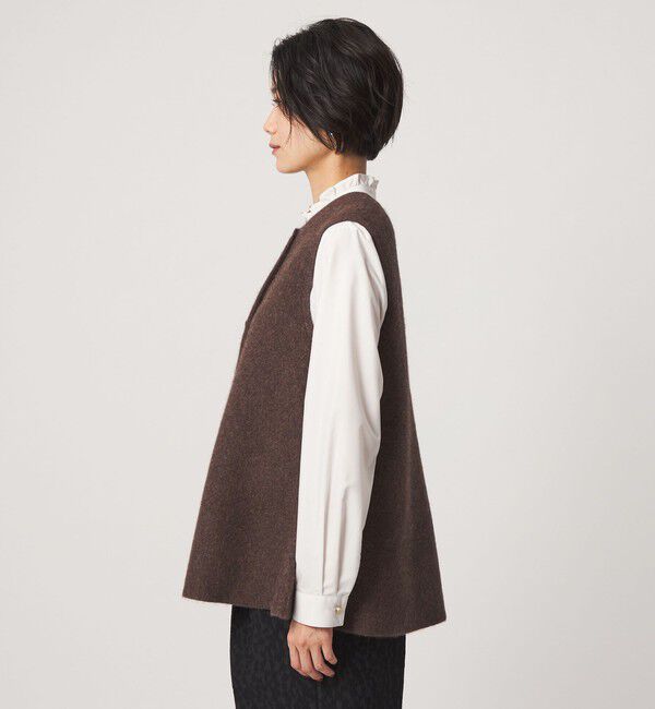 UNITED ARROWS green label relaxing「FOXブレンド セッケツ ニット ジレ」|ベスト・ジレ|