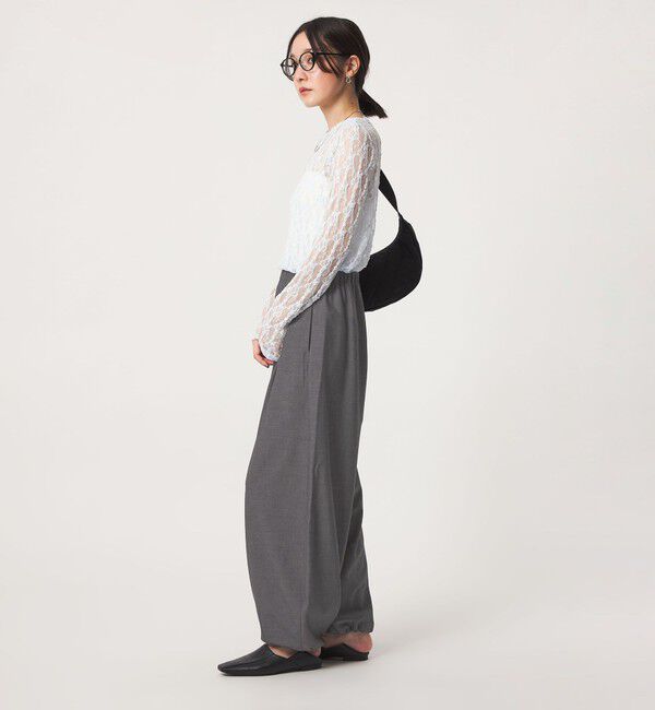 UNITED ARROWS green label relaxing「【WEB限定】＜at ease＞ バルーン パンツ マシンウォッシャブル ストレッチ 帯電防止」|その他|