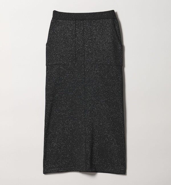 UNITED ARROWS green label relaxing「【WEB限定】＜at ease＞ラメ ニット タイト スカート」|タイト|BLACK