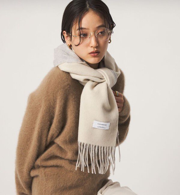 UNITED ARROWS green label relaxing「カシミヤ リバーシブルマフラー」|ストール|