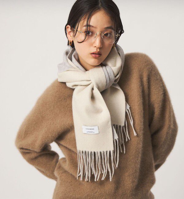 UNITED ARROWS green label relaxing「カシミヤ リバーシブルマフラー」|ストール|