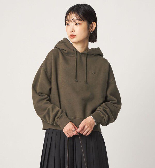UNITED ARROWS green label relaxing「【別注】＜Champion＞CVC TF フード プルオーバー」|パーカー|OLIVE