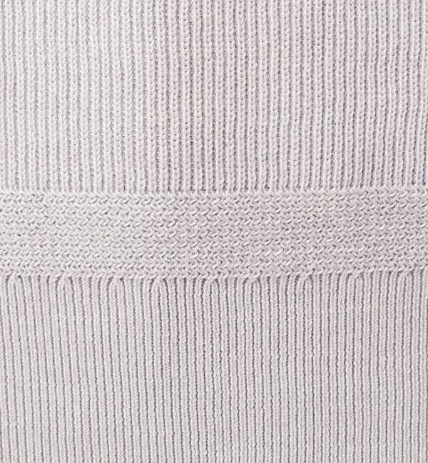 UNITED ARROWS green label relaxing「コンパクト コットン アゼ クルーネック ニット」|ニット・セーター|