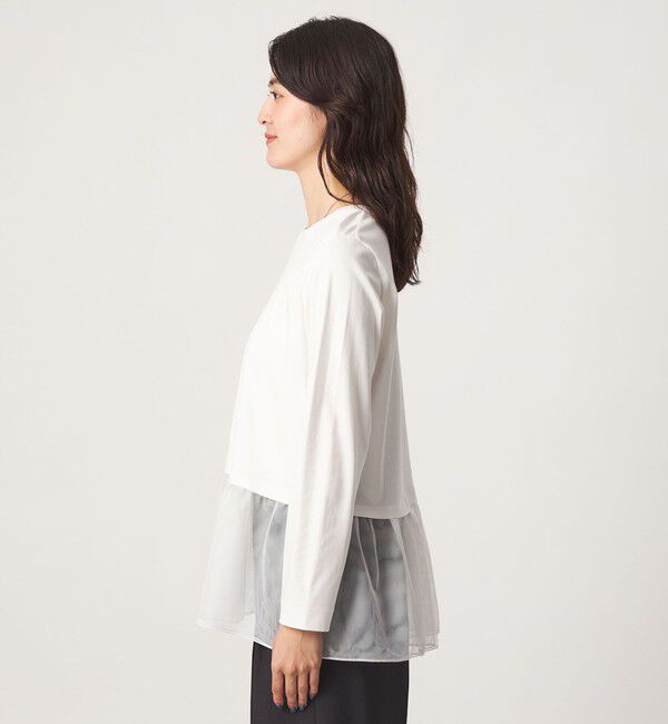 UNITED ARROWS green label relaxing「スソ チュール プルオーバー カットソー」|Tシャツ・カットソー|