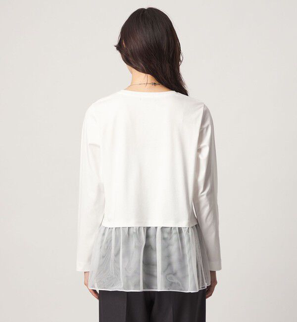 UNITED ARROWS green label relaxing「スソ チュール プルオーバー カットソー」|Tシャツ・カットソー|