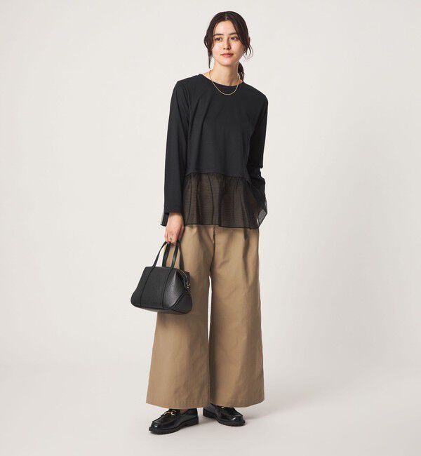 UNITED ARROWS green label relaxing「スソ チュール プルオーバー カットソー」|Tシャツ・カットソー|