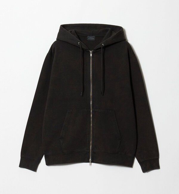 UNITED ARROWS green label relaxing「スノー ウォッシュ ジップ フーディー パーカー」|パーカー|BLACK
