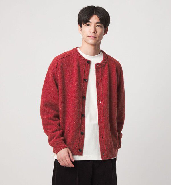 UNITED ARROWS green label relaxing「ウール ナイロン カラーネップ カーディガン」|カーディガン|