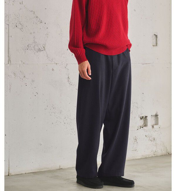 UNITED ARROWS green label relaxing「ウォッシャブル ホームスパン バレル ユーティリティ パンツ W4 -ストレッチ-」|その他|NAVY