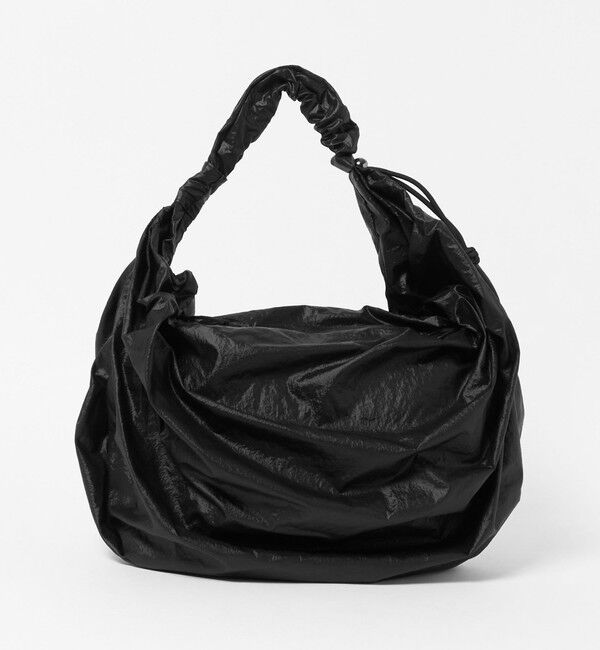 NICE WEATHER「＜ACOC＞グロッシー ミッドタングルツイスト バッグ」|ショルダー・メッセンジャー|BLACK