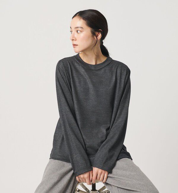 BEAUTY&YOUTH UNITED ARROWS「毛 ロングスリーブ プルオーバー」|Tシャツ・カットソー|