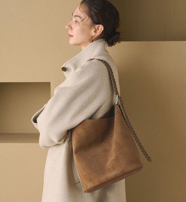 BEAUTY&YOUTH UNITED ARROWS「レザーライク カガリハンドル ショルダーバッグ」|ショルダー・メッセンジャー|