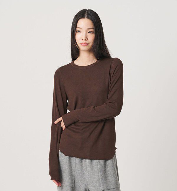 BEAUTY&YOUTH UNITED ARROWS「毛セルロースブレンド クルーネック カットソー」|Tシャツ・カットソー|