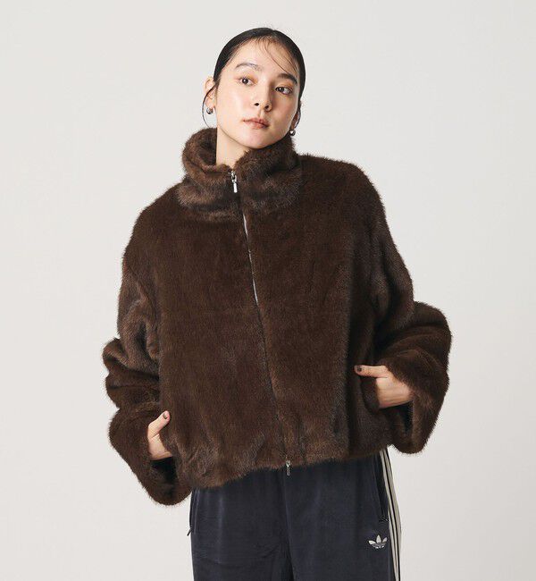 BEAUTY&YOUTH UNITED ARROWS「【別注】＜She is-.＞フェイクファー ジャケット」|その他|