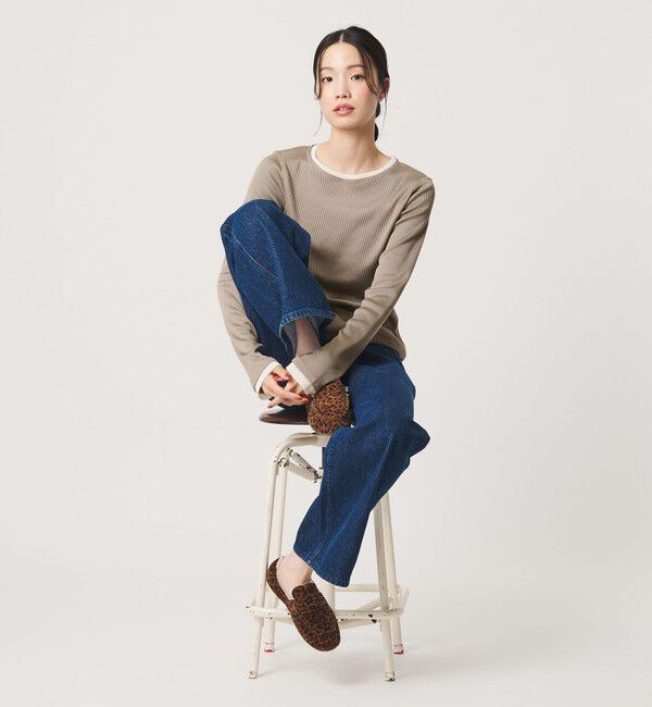 BEAUTY&YOUTH UNITED ARROWS「ポリエステルコットン テレコ チュール ドッキングプルオーバー」|Tシャツ・カットソー|