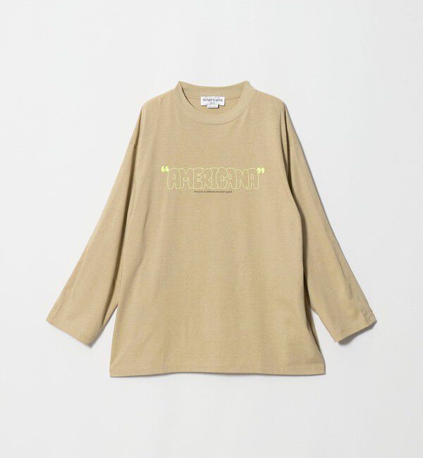 BEAUTY&YOUTH UNITED ARROWS「＜Americana＞プリント チュニックTシャツ」|Tシャツ・カットソー|