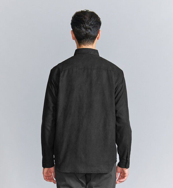 BEAUTY&YOUTH UNITED ARROWS「【WEB限定 WARDROBE SMART】スエードライク シャツ」|シャツ・ブラウス|