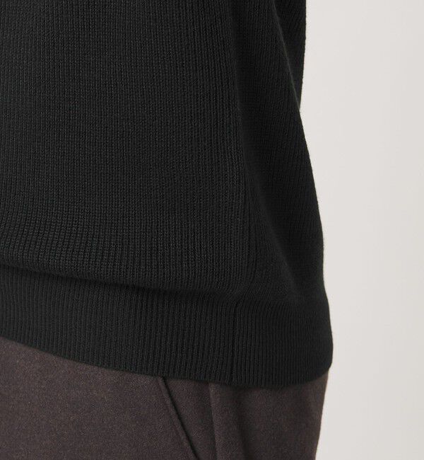BEAUTY&YOUTH UNITED ARROWS「【WEB限定 WARDROBE SMART】マシーンウォッシャブル ウールミックス アゼ タートルネック」|ニット・セーター|