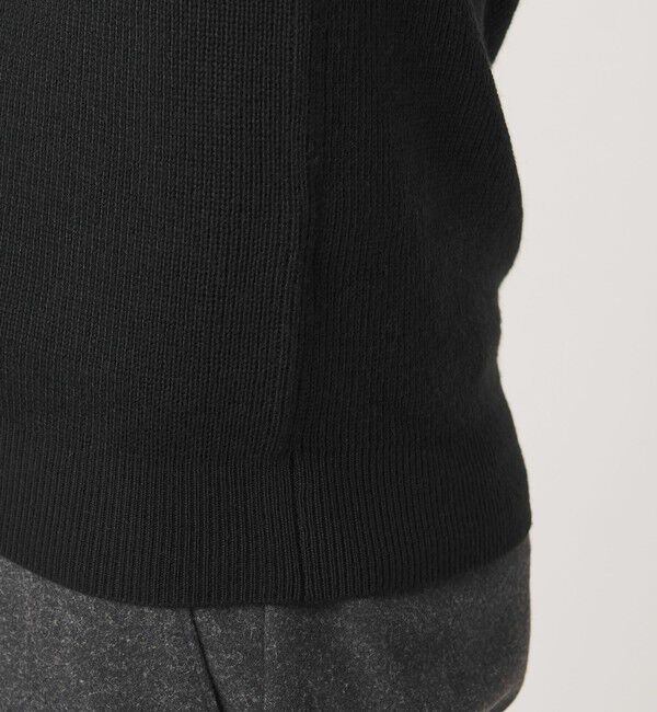 BEAUTY&YOUTH UNITED ARROWS「【WEB限定 WARDROBE SMART】マシーンウォッシャブル ウールミックス アゼ クルーネック」|ニット・セーター|
