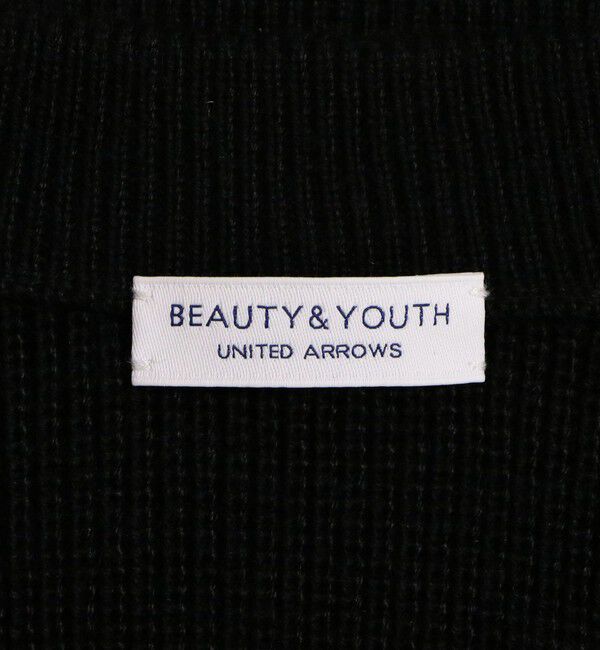 BEAUTY&YOUTH UNITED ARROWS「【WEB限定 WARDROBE SMART】マシーンウォッシャブル ウールミックス アゼ クルーネック」|ニット・セーター|