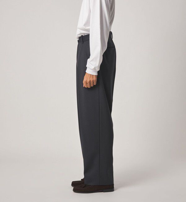 STEVEN ALAN「＜Steven Alan＞ ヴィンテージツイル インツープリーツ ドレス トラウザーズ II」|スラックス|