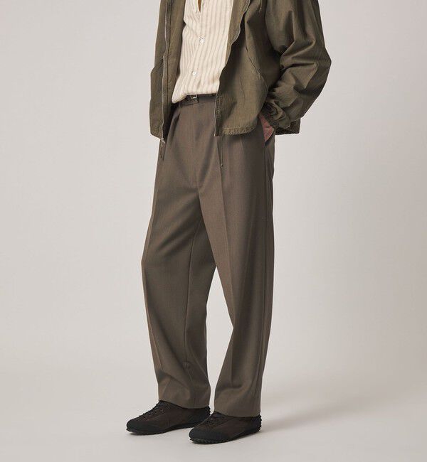 STEVEN ALAN「＜Steven Alan＞ ヴィンテージツイル インツープリーツ ドレス トラウザーズ II」|スラックス|