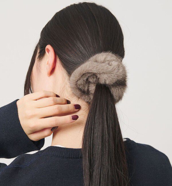 BEAUTY&YOUTH UNITED ARROWS「【WEB限定】フェイクファー シュシュ」|ヘアゴム・シュシュ|