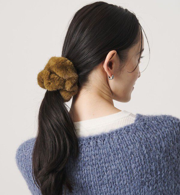 BEAUTY&YOUTH UNITED ARROWS「【WEB限定】フェイクファー シュシュ」|ヘアゴム・シュシュ|