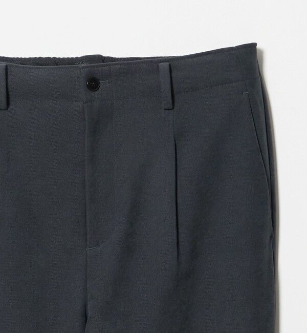 BEAUTY&YOUTH UNITED ARROWS「ブラッシュド ツイル 1プリーツ テーパード パンツ NO.5 セットアップ対応 ヨコストレッチ」|チノ|