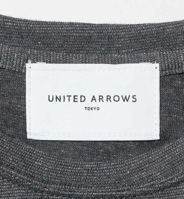 UNITED ARROWS「ラメ テンジク ロングスリーブ カットソー」|Tシャツ・カットソー|