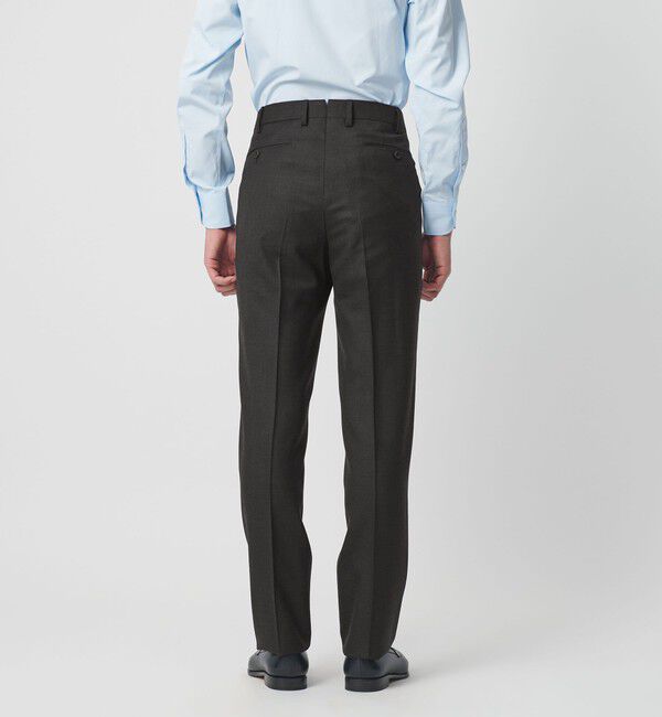 UNITED ARROWS「サージ クリース テーパード １プリーツ スラックス」|スラックス|